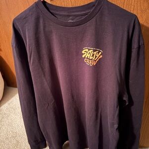 Salty Crew Black Long Sleeve Shirt